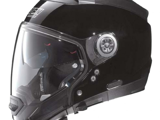 Moto helma Nolan N44 Evo Classic N-Com Glossy Black 3