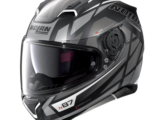 Moto helma Nolan N87 Originality N-Com Flat Black 68