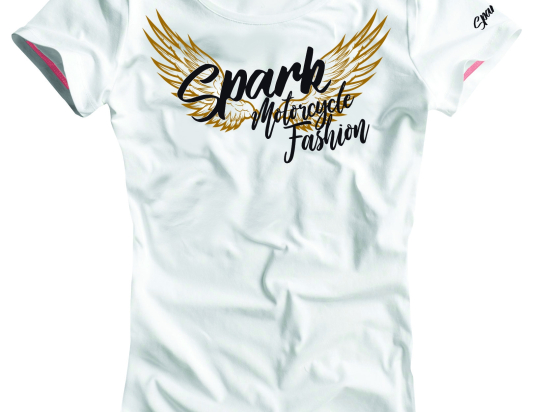 Dámské tričko Spark D 011, bílé