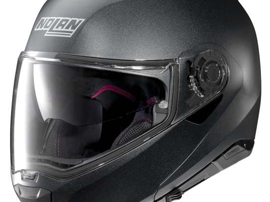 Moto helma Nolan N100-5 Special N-Com Black Graphite 9