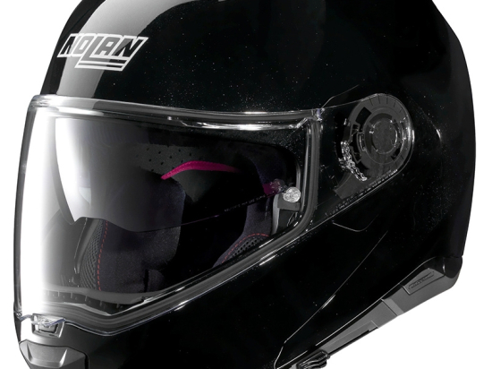 Moto helma Nolan N100-5 Special N-Com Metal Black 12