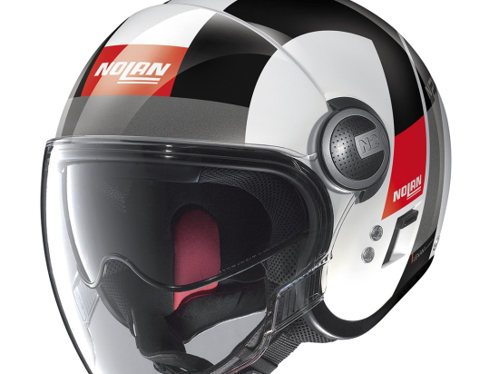 Moto helma Nolan N21 Visor Spheroid Metal White 46