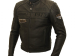 Pánská kožená moto bunda Arlen Ness LJ-10536-AN 1973, černá