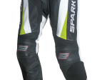 Pánské kožené moto kalhoty Spark ProComp, bílé
