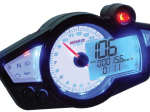 Digitální tachometr KOSO RX1N GP bílý/modré podsvícení