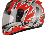 Moto helma Cyber US-95, červená matná