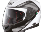 Moto helma Nolan N104 Absolute Tech N-Com Metal White 28