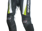 Pánské kožené moto kalhoty Spark ProComp Evo, bílé - poškozené