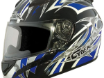 Moto helma Cyber US-98, modrá