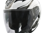 Moto helma Yohe 878-1M Graphic, White