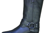Kožené moto boty TechStar koně vysoké, černé