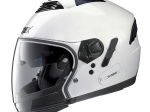 Moto helma Grex G4.2 PRO Kinetic N-Com Metal White 24