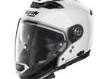 Moto helma Nolan N70-2 GT Classic N-Com Metal White 5