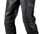 Pánské kožené moto kalhoty Spark Texas, šněrovací matné černé