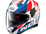 Moto helma Nolan N87 Plein Air N-Com Metal White 50