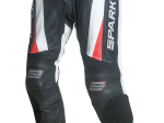 Pánské kožené moto kalhoty Spark ProComp, červené