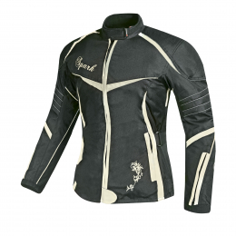 Dámská textilní moto bunda Spark Vintage, černá