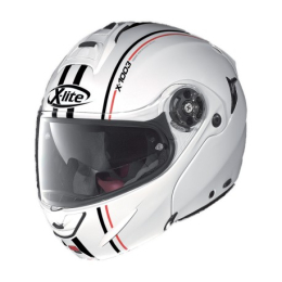 Moto helma X-Lite X-1003 Millstatt N-Com Metal White 15