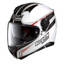 Moto helma Nolan N87 Rapid N-Com Metal White 17