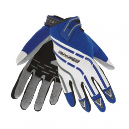 Pánské textilní moto rukavice Spark Cross, modré