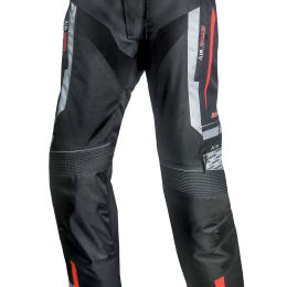 Pánské textilní moto kalhoty Spark Mizzen, červené