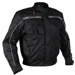 Pánská textilní moto bunda Spark Trackadvance, černá