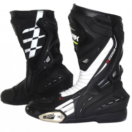 Cestovní moto boty Spark Mugello, černo-bílé