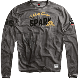 Pánské tričko Spark LS 002 dlouhý rukáv, šedé