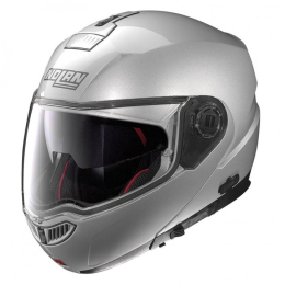 Moto helma Nolan N104 Absolute Classic N-Com Platinum Silver 1