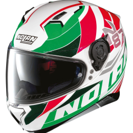 Moto helma Nolan N87 Plein Air N-Com Metal White 48