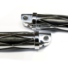 Stupačky TechStar Diamond, stříbrné