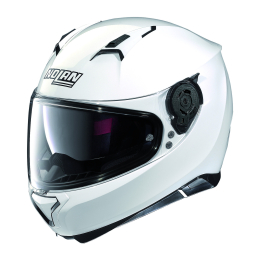 Moto helma Nolan N87 Classic N-Com Metal White 5