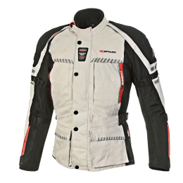 Pánská textilní moto bunda Spark Escape, šedá