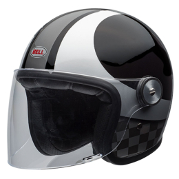 Moto helma Bell Riot Checkers Black
