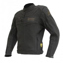 Pánská kožená moto bunda Spark Mike, černá