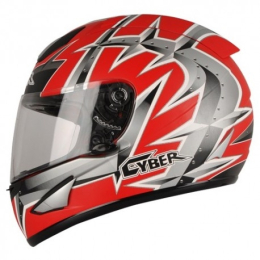 Moto helma Cyber US-95, červená matná
