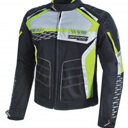 Pánská textilní moto bunda Spark Mizzen, Fluo