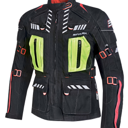 Dámská textilní moto bunda Spark Lady Expedition, černá