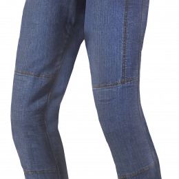 Dámské textilní moto kevlar jeansy Spark Desert Rose, modré