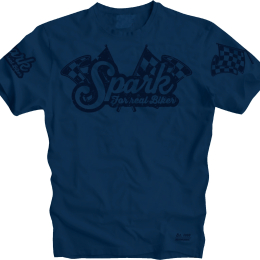 Pánské tričko Spark S 015-N, modré