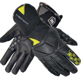 Pánské textilní moto rukavice Cyber Gear Pint, černé