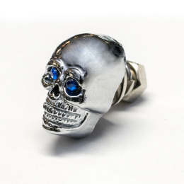 Ozdobný šroub TechStar s matkou, motiv lebka