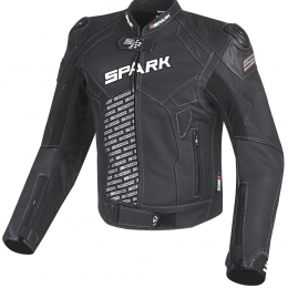Pánská kožená moto bunda Spark ProComp, černá