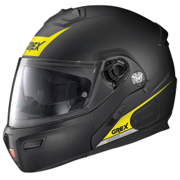 Moto helma Grex G9.1 Evolve Vivid N-Com Flat Black 37