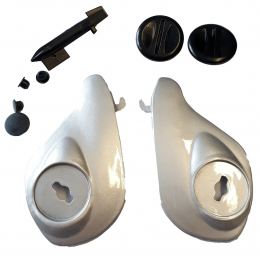 Boční kryty Cyber U-12 stříbrné