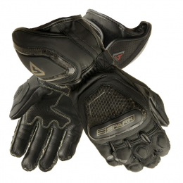 Pánské kožené moto rukavice Spark GP Tec, černé