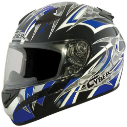 Moto helma Cyber US-98, modrá