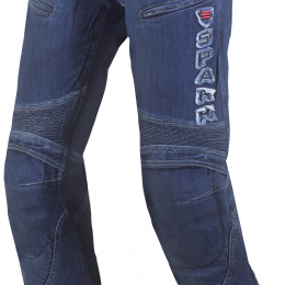 Pánské textilní moto kalhoty Spark Hawk, modré