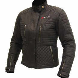 Dámská textilní moto bunda Spark Cintia, černá