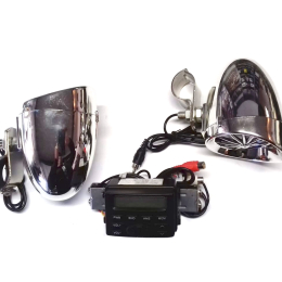 Lexin LXAMP723 voděodolné reproduktory na Harley-Davidson